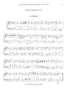 Partition , Prélude, Oeuvres complètes d orgue, Boyvin, Jacques par Jacques Boyvin