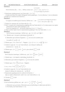 Travaux pratiques (TP) de Mathématiques de niveau BTS