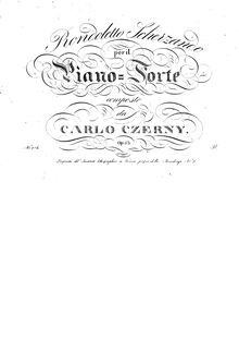 Partition complète, Rondoletto scherzando, C major, Czerny, Carl