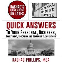 Rashad s Quick Course On Taxes