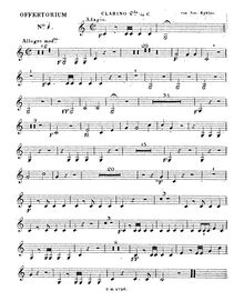 Partition trompette (Clarino) 2, Domine, si obervaveris iniquitates