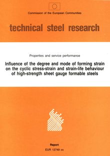 Influence of the degree and mode of forming strain on the cyclic stress-strain and strain-life behaviour of high-strength sheet gauge formable steels