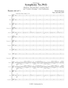 Partition , Tempo primo Allegro e leggiero, Symphony No.39  Irish Green 