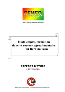 Rapport Etude Agroalimentaire