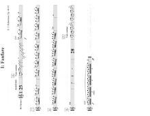 Partition clarinette 1,  pour orchestre, B flat, Robertson, Ernest John