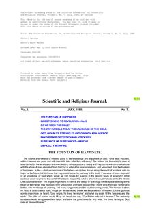 The Christian Foundation, Or, Scientific and Religious Journal, Volume I, No. 7, July, 1880
