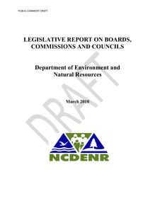 DENR Commission Study-Public Comment Draft