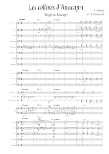 Partition orchestre score, Préludes, Premier Livre, Debussy, Claude par Claude Debussy