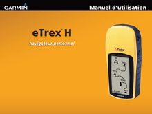 Notice GPS Garmin  eTrex H