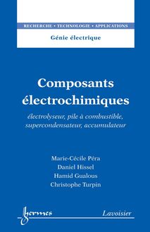 Composants électrochimiques : Électrolyseur, pile à combustible, supercondensateur, accumulateur