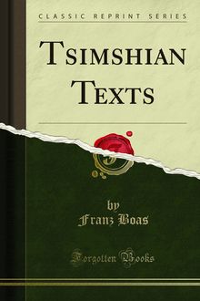 Tsimshian Texts