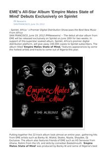 EME s All-Star Album  Empire Mates State of Mind  Debuts Exclusively on Spinlet