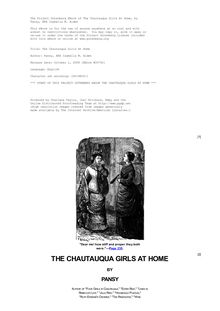 The Chautauqua Girls At Home