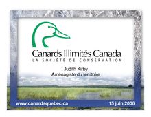 15 juin 2006 www.canardsquebec.ca Judith Kirby Aménagiste du ...