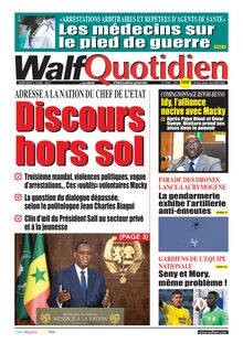 Walf Quotidien N°9309 - du mercredi 5 avril 2023