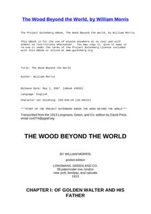 Wood Beyond the World