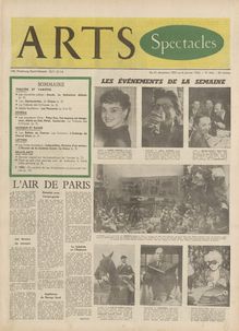 ARTS N° 444 du 31 décembre 1953