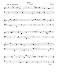 Partition , Almaine - Score pour violes de gambe (omitting orgue),  pour 2 violes de gambe et orgue par John Coperario