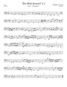 Partition viole de basse, Flatt Consort, The Flat Consort for My Cousin Kemble