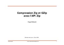 Compression Zip et GZip avec l’API Zip