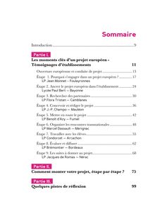 Sommaire Introduction