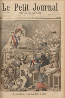 LE PETIT JOURNAL SUPPLEMENT ILLUSTRE  N° 399 du 10 juillet 1898