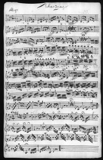 Partition violons I, Concerto â 6, D Major, Ræhs, Christian par Christian Ræhs