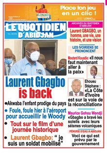Le Quotidien d’Abidjan n°4015 - du vendredi 18 juin 2021