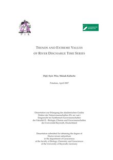 Trends and extreme values of river discharge time series [Elektronische Ressource] / Malaak Kallache