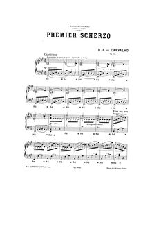 Partition complète, Scherzo, Op.34, A major, De Carvalho, Ricardo Ferreira