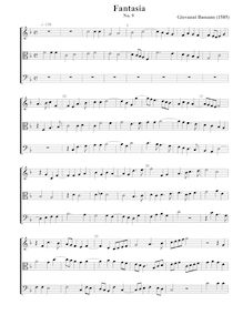 Partition Fantasia No.7 – partition complète, Fantasie per cantar et sonar con ogni sorte d’istrumenti