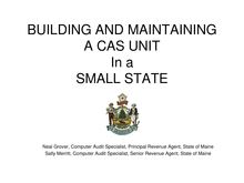 Building and Maintaining a Computer Audit Specialist Unit