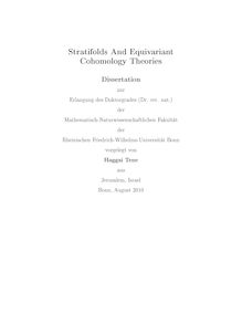 Stratifolds And Equivariant Cohomology Theories [Elektronische Ressource] / Haggai Tene. Mathematisch-Naturwissenschaftliche Fakultät