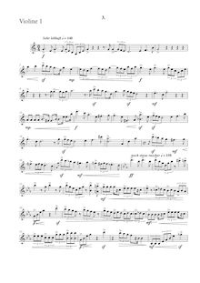 Partition violon 1, corde quintette, Streichquintett mit obligater Sopran-Vokalise im 2. Satz par Albin Fries