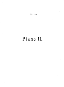 Partition Piano 2, Eugene Onegin, Евгений Онегин ; Yevgeny Onegin ; Evgenii Onegin par Pyotr Tchaikovsky