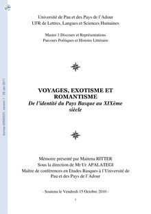 Université de Pau et des Pays de l Adour UFR de Lettres Langues et Sciences Humaines