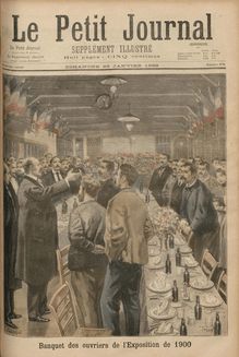 LE PETIT JOURNAL SUPPLEMENT ILLUSTRE  N° 375 du 23 janvier 1898