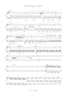 Partition Complete Solo , partie, Piano Concerto No.1, Op.14, Xu, Xavier Shuang