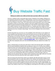 buy real website traffic