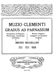 Partition complète of Book 3 (Etude 51 to 100), Gradus ad Parnassum
