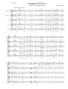 Partition , Rex Tremendae, Recordare, Symphony No.7  Requiem , C minor par Michel Rondeau