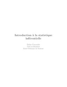 Introduction à la statistique inférentielle