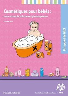 Cosmétiques pour bébé : le rapport de WECF