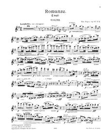 Partition de violon, 2 Compositions pour violon et Piano