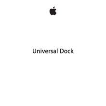 Notice Téléphone portable Apple  Universal Dock
