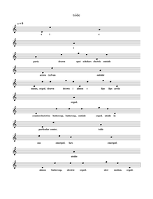 Partition typeset score, tside, Decembertexture