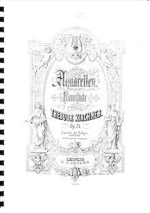 Partition complète, Aquarellen, Op.21, Kirchner, Theodor