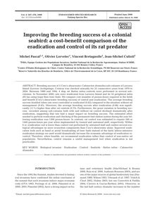 Improving the breeding success of a colonial seabird: a cost ...