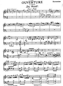 Partition Harmonium, Das Modell, Suppé, Franz von
