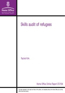 Skills audit of refugees